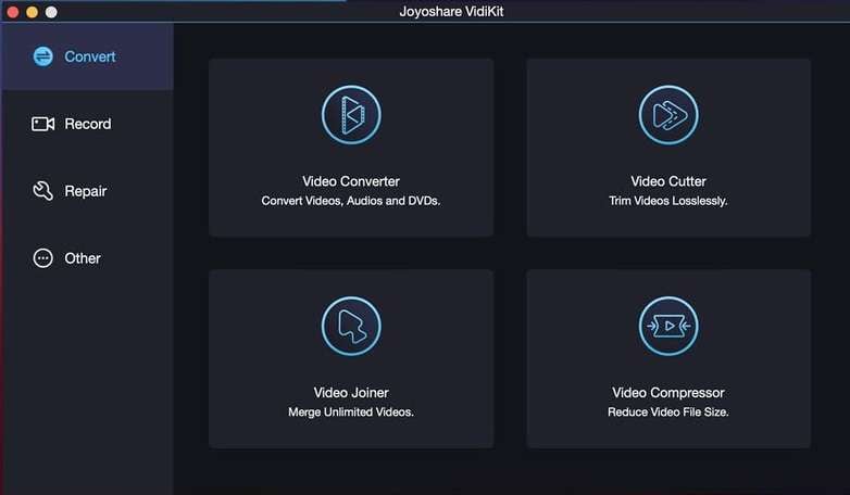 joyoshare software to clip youtube videos