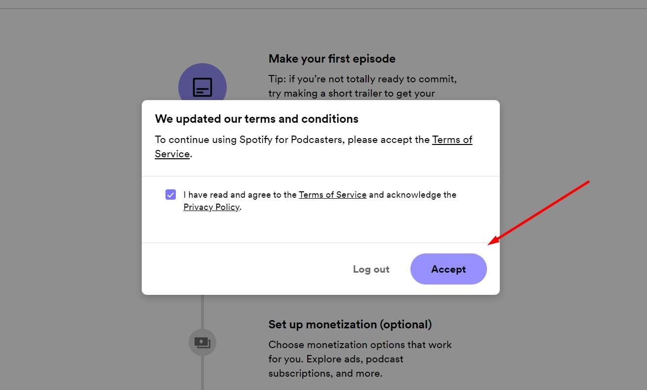 Spotify terms and conditions