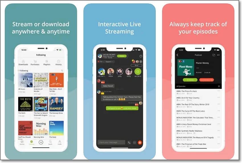 podbead podcast recording app