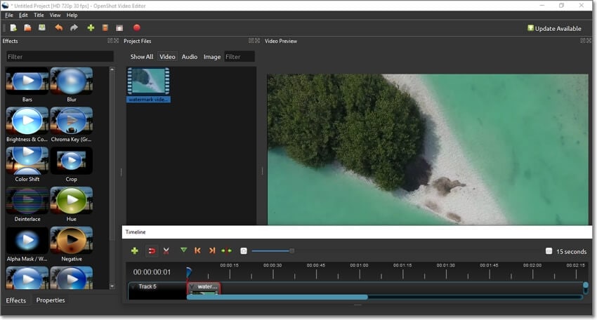 video editor without watermark OpenShot