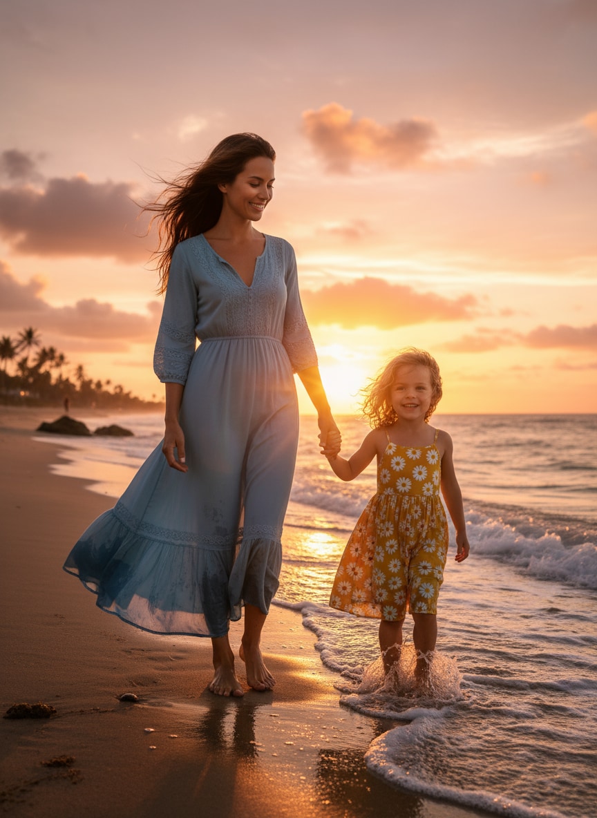 Mother & Daughter Portrait 8