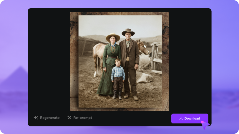 Step 3: Generate & Download Your Restored Memory