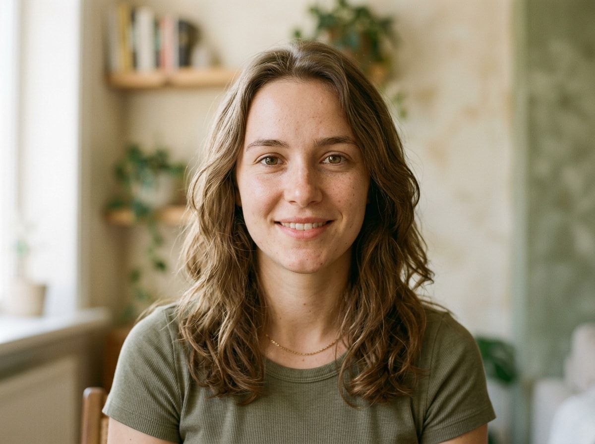 before - bare natural face