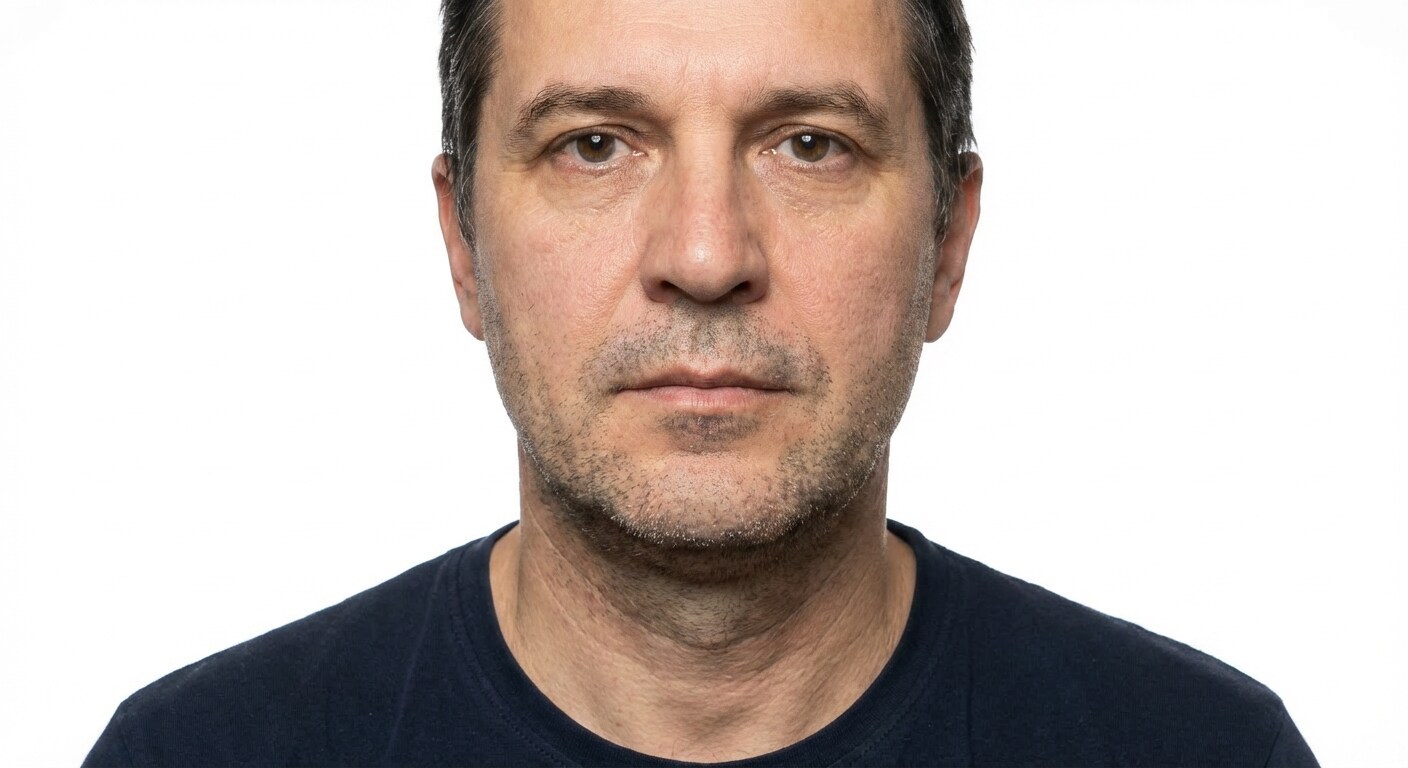 White Passport Background after background change