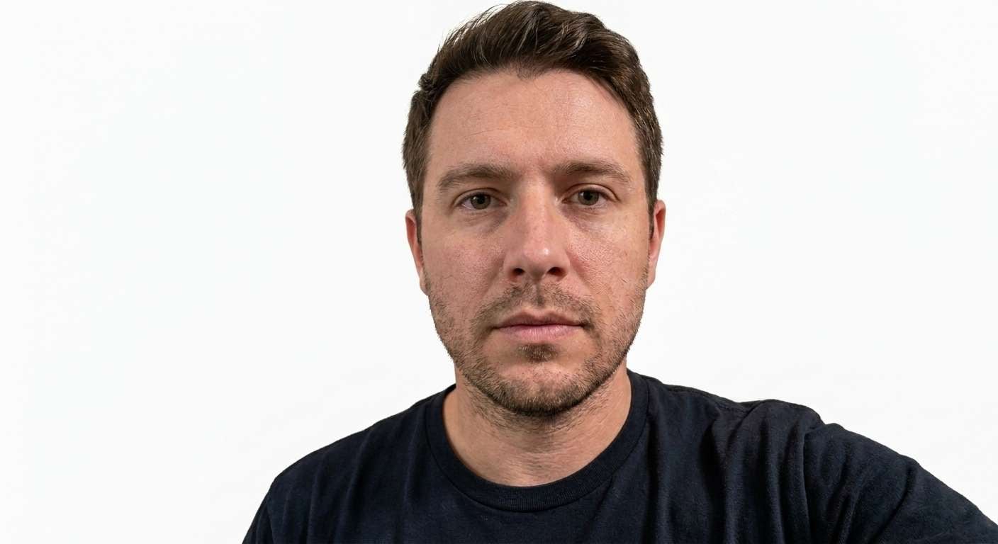 After shadow-free white passport photo result