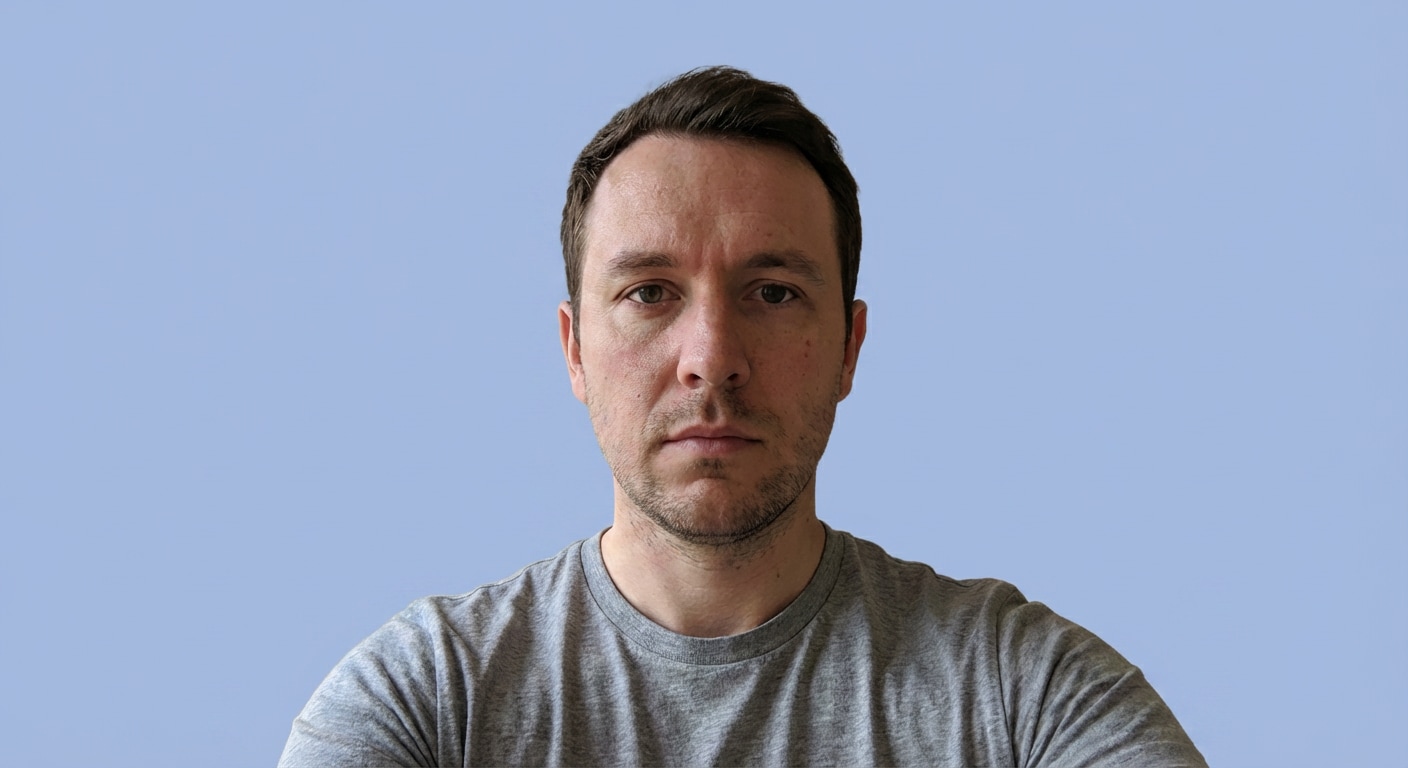 After consulate blue headshot result