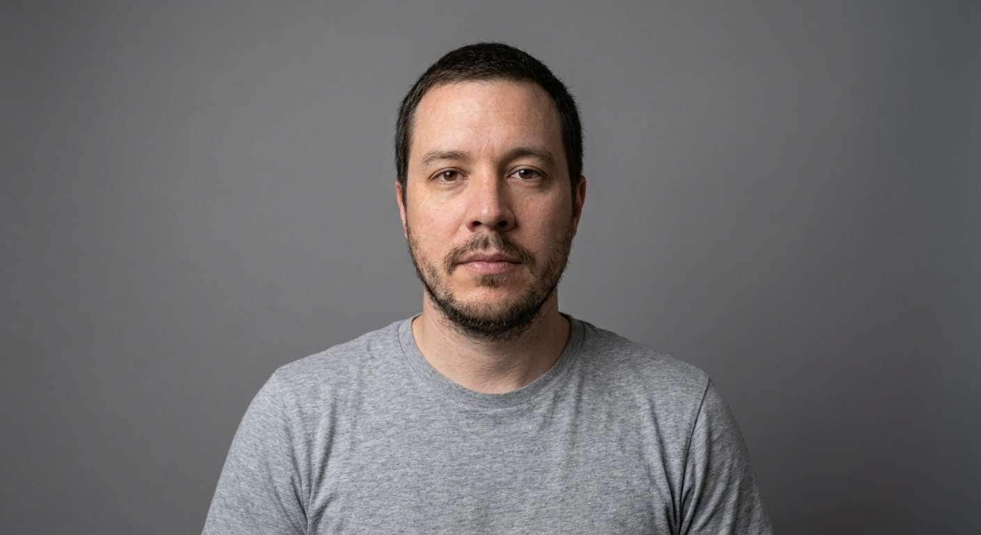 After suit portrait background change result