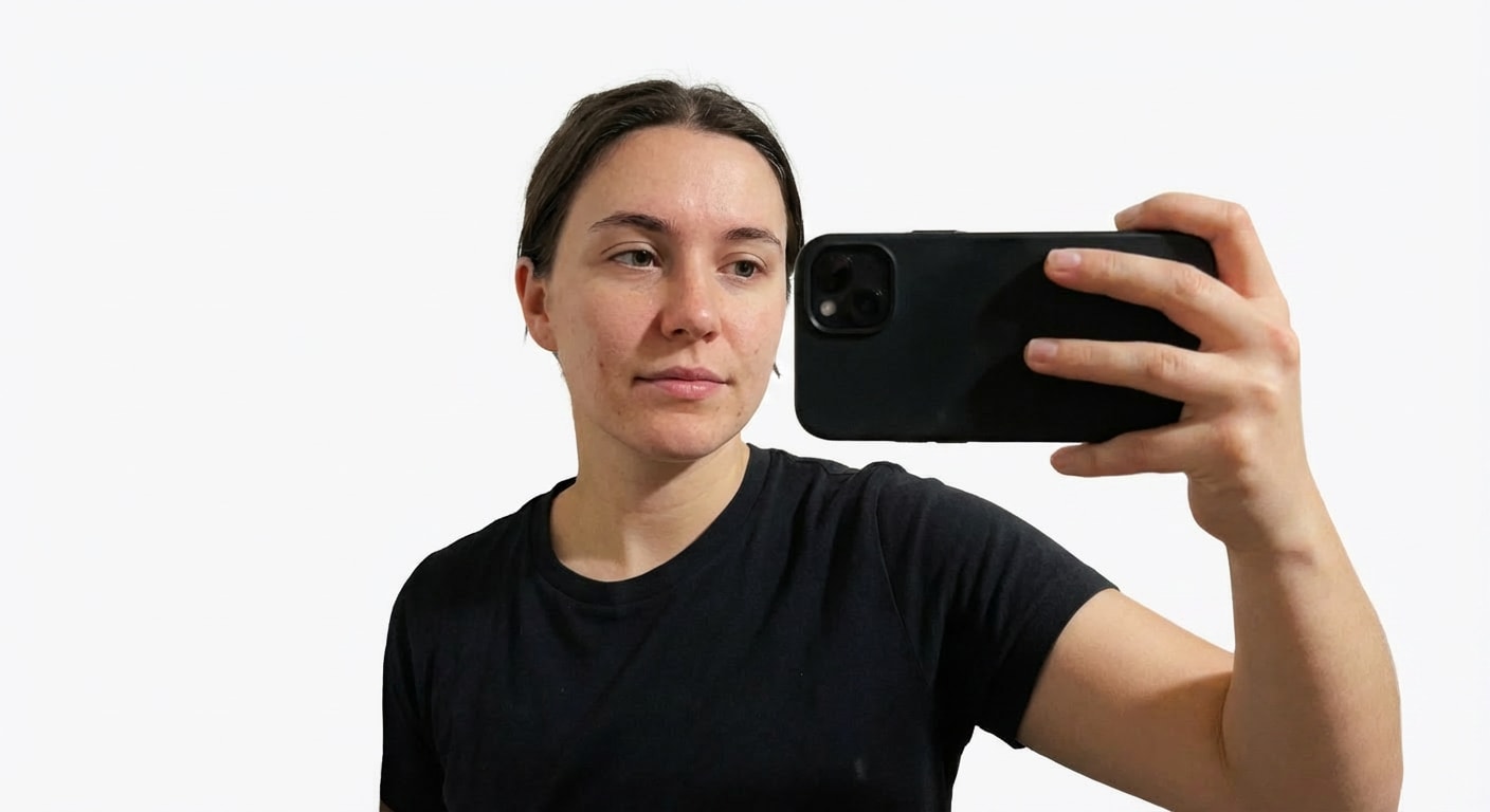 After classic white background result