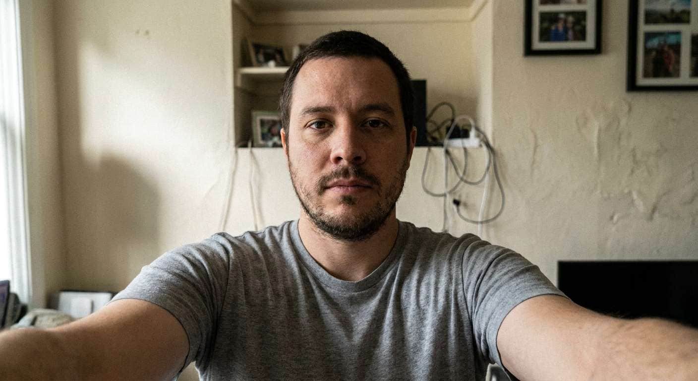 Before suit portrait background change example