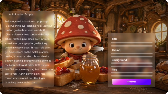 ai animation script to video generator