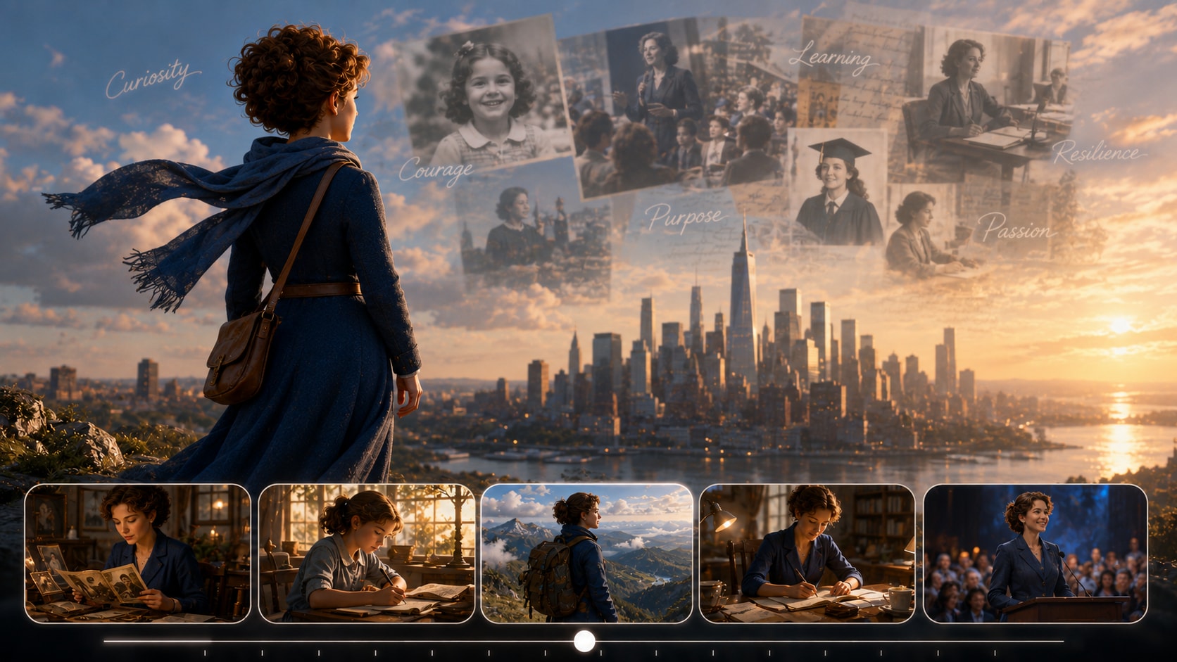 free ai biography video maker