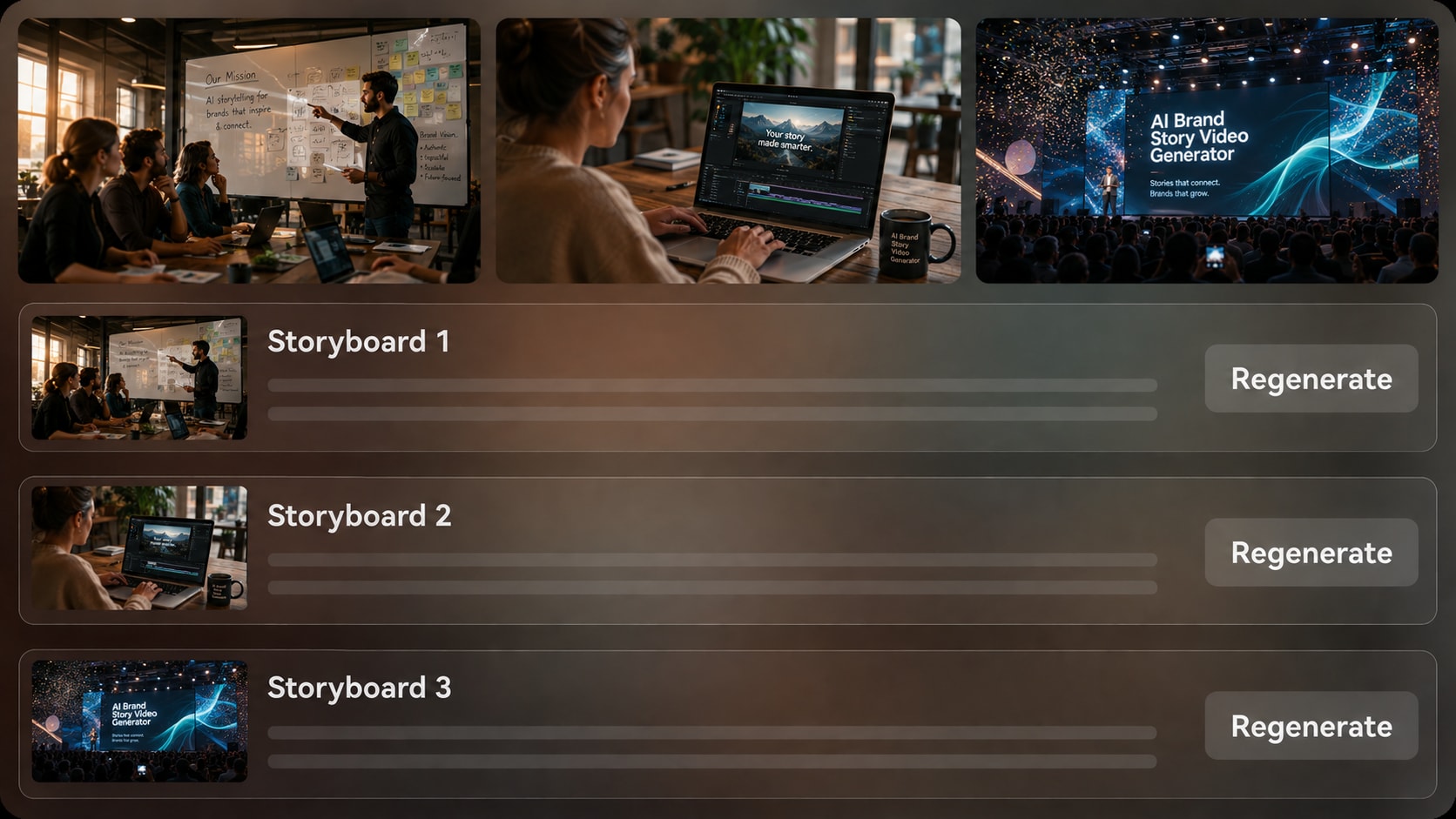 ai brand script to video converter