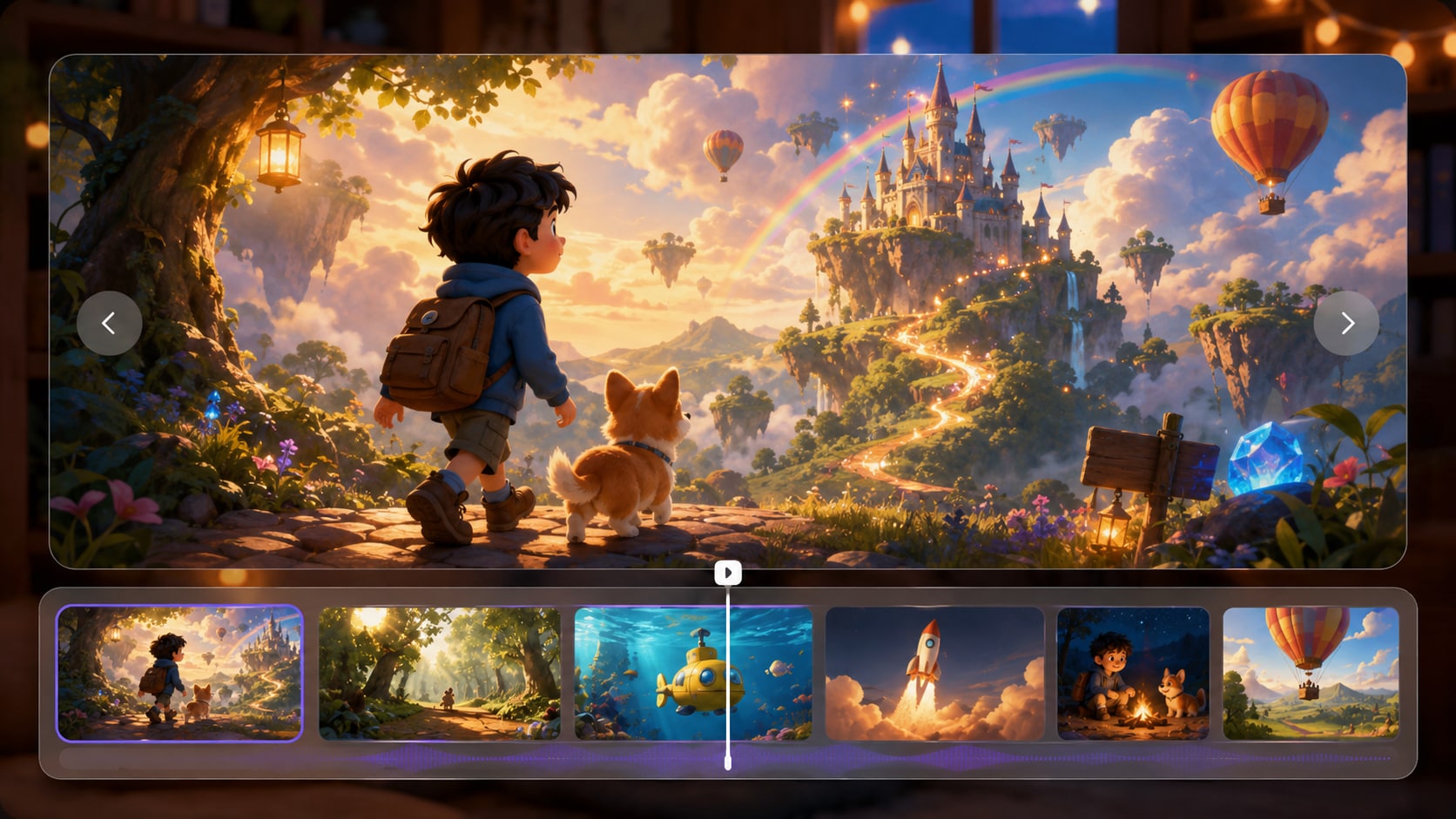 AI cartoon story video Generator