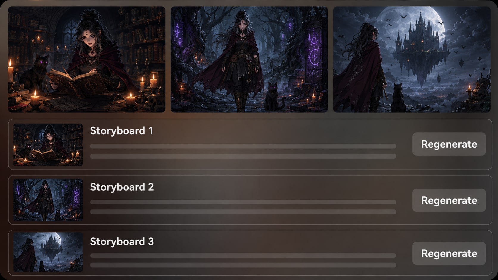ai gothic world video maker