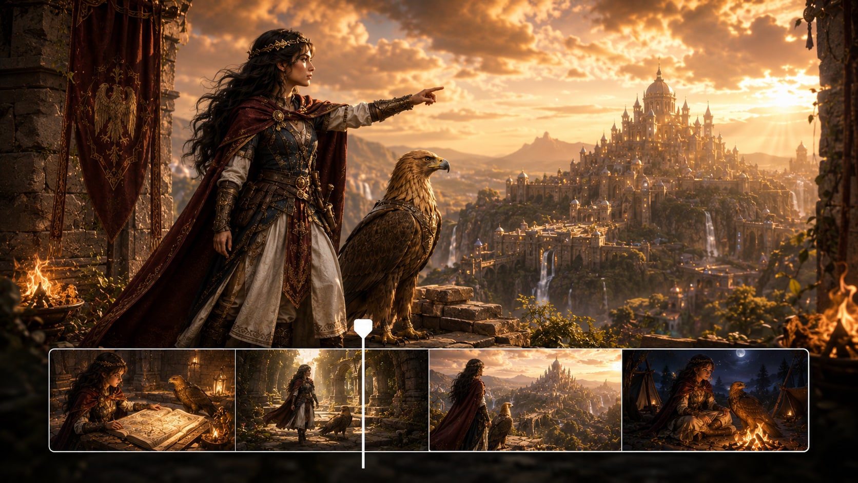 create ai epic video