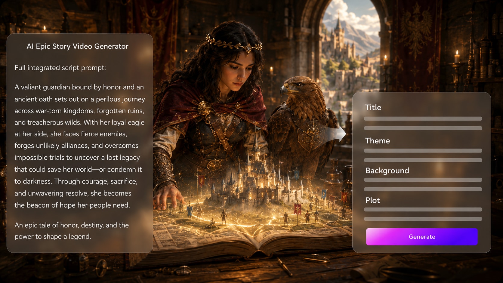 AI scripts to Epic Story Video Maker