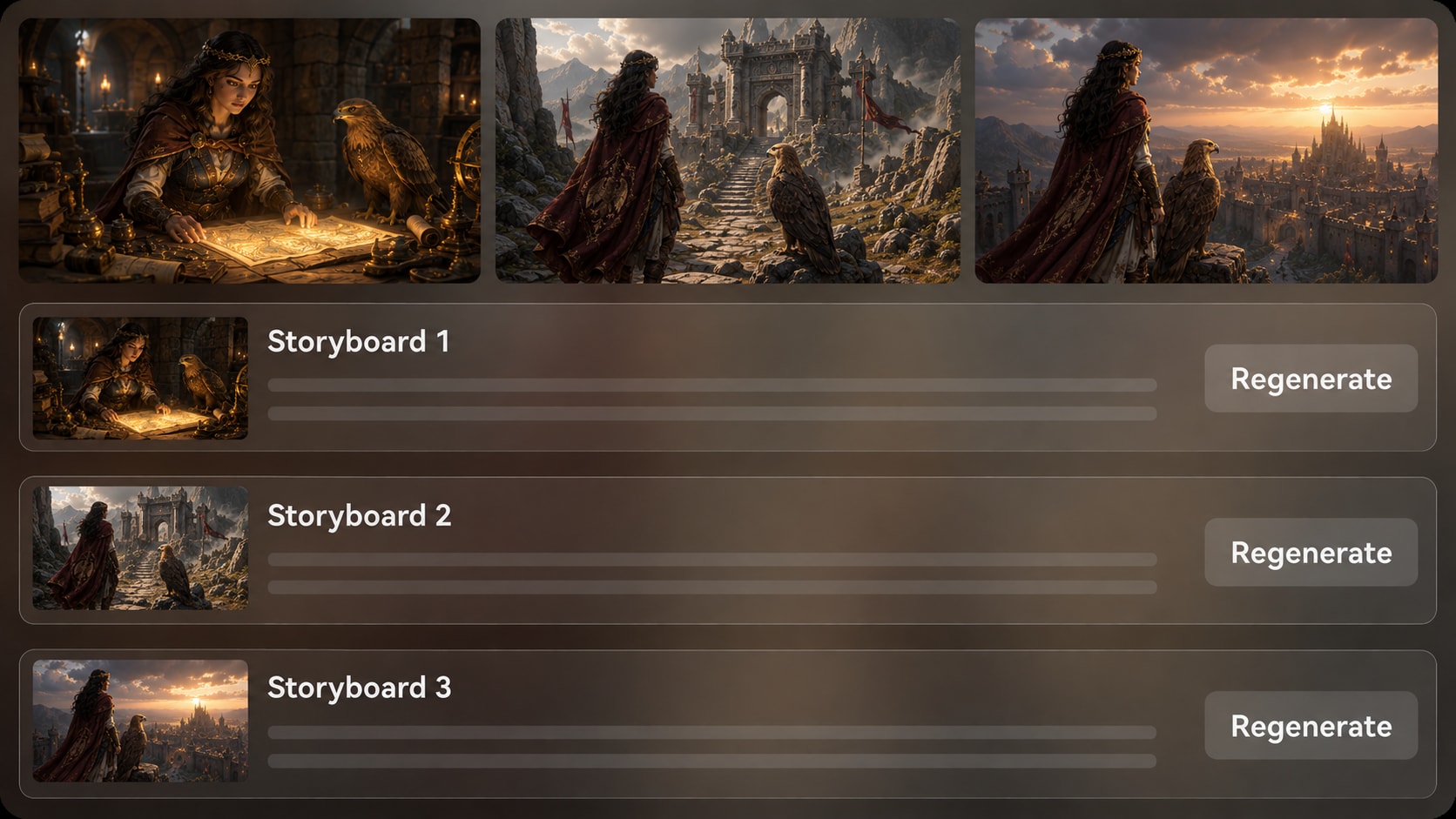 preview ai epic video storyboard