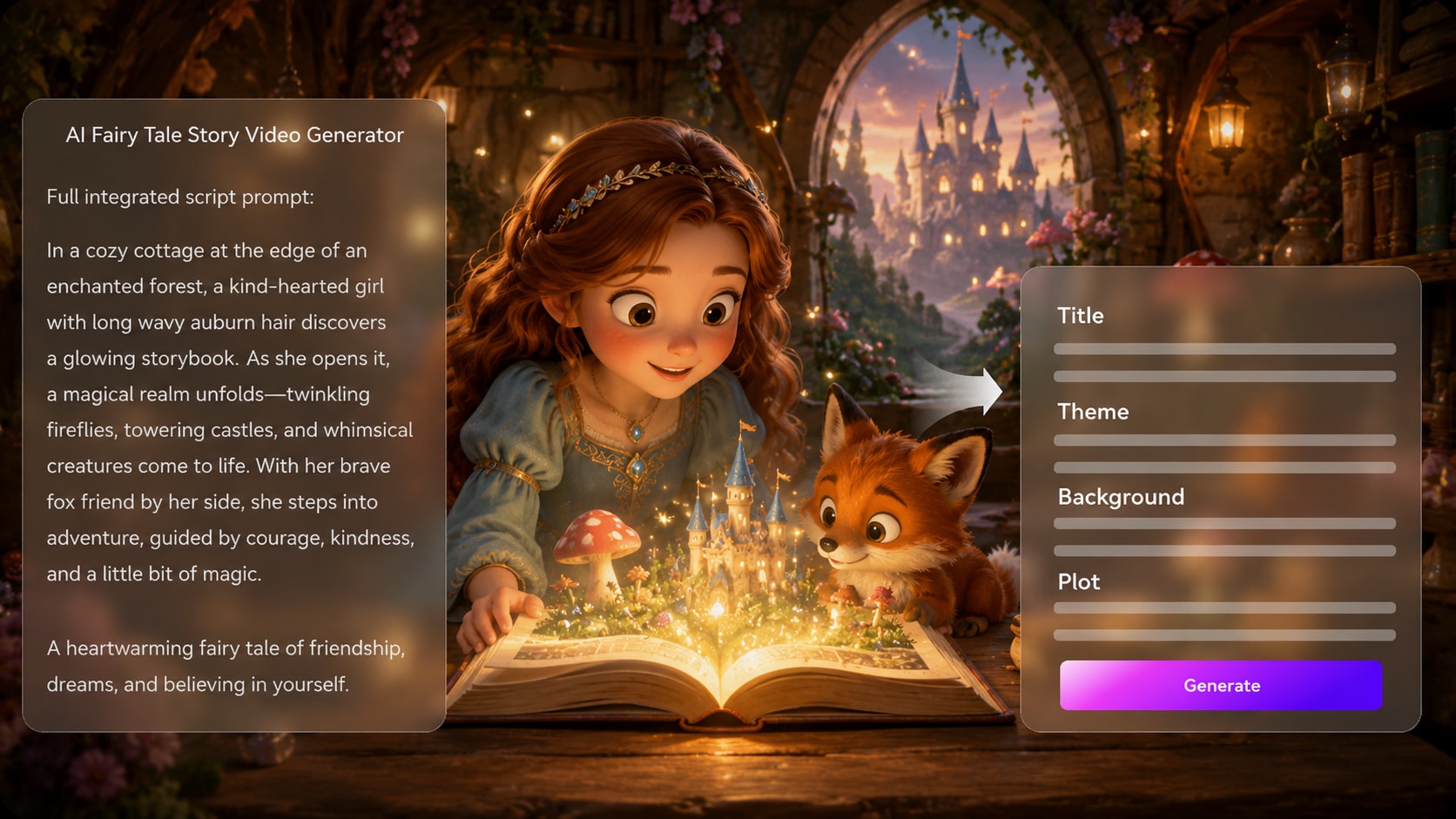 ai fairy tale story video maker free online