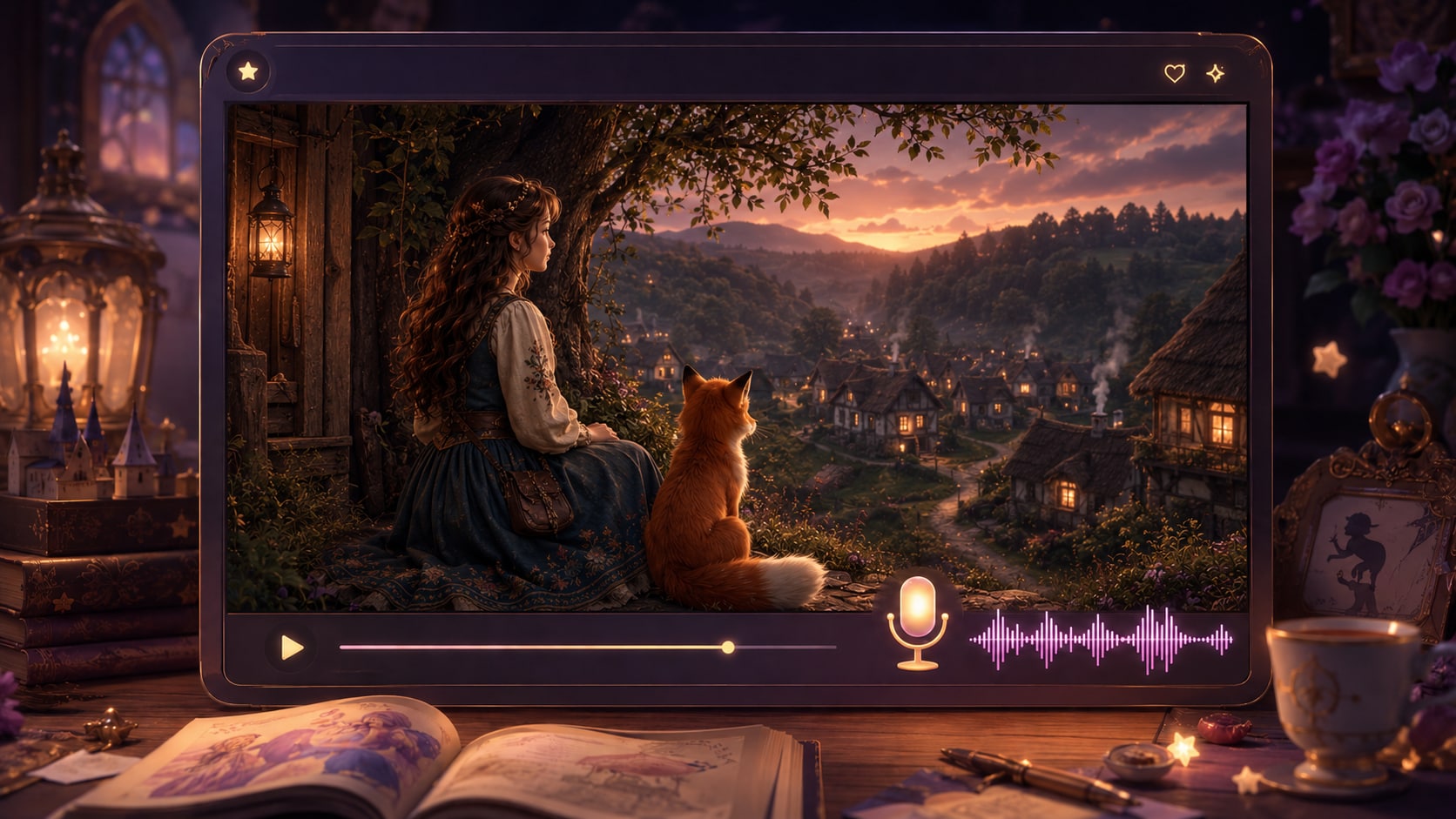 AI Folk Tale Story Video Generator