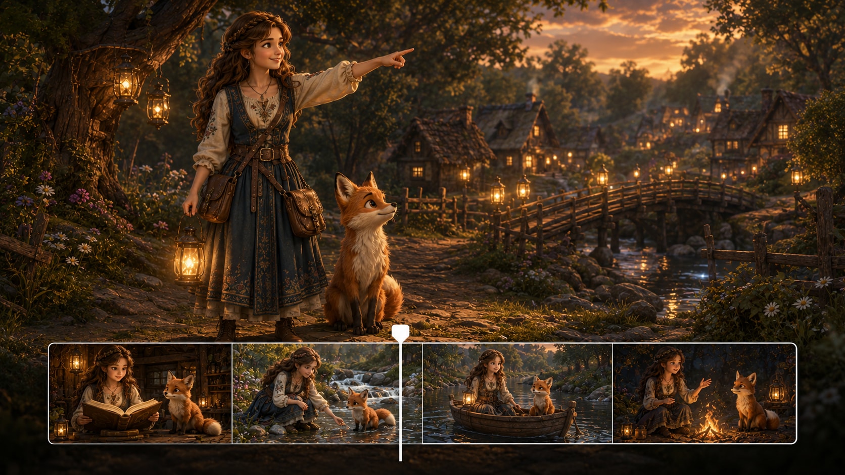 AI Folk Tale Story video generator online