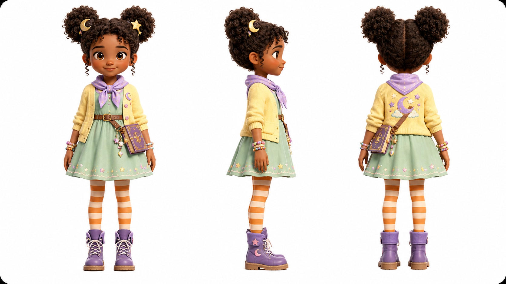 ai kids story video characters