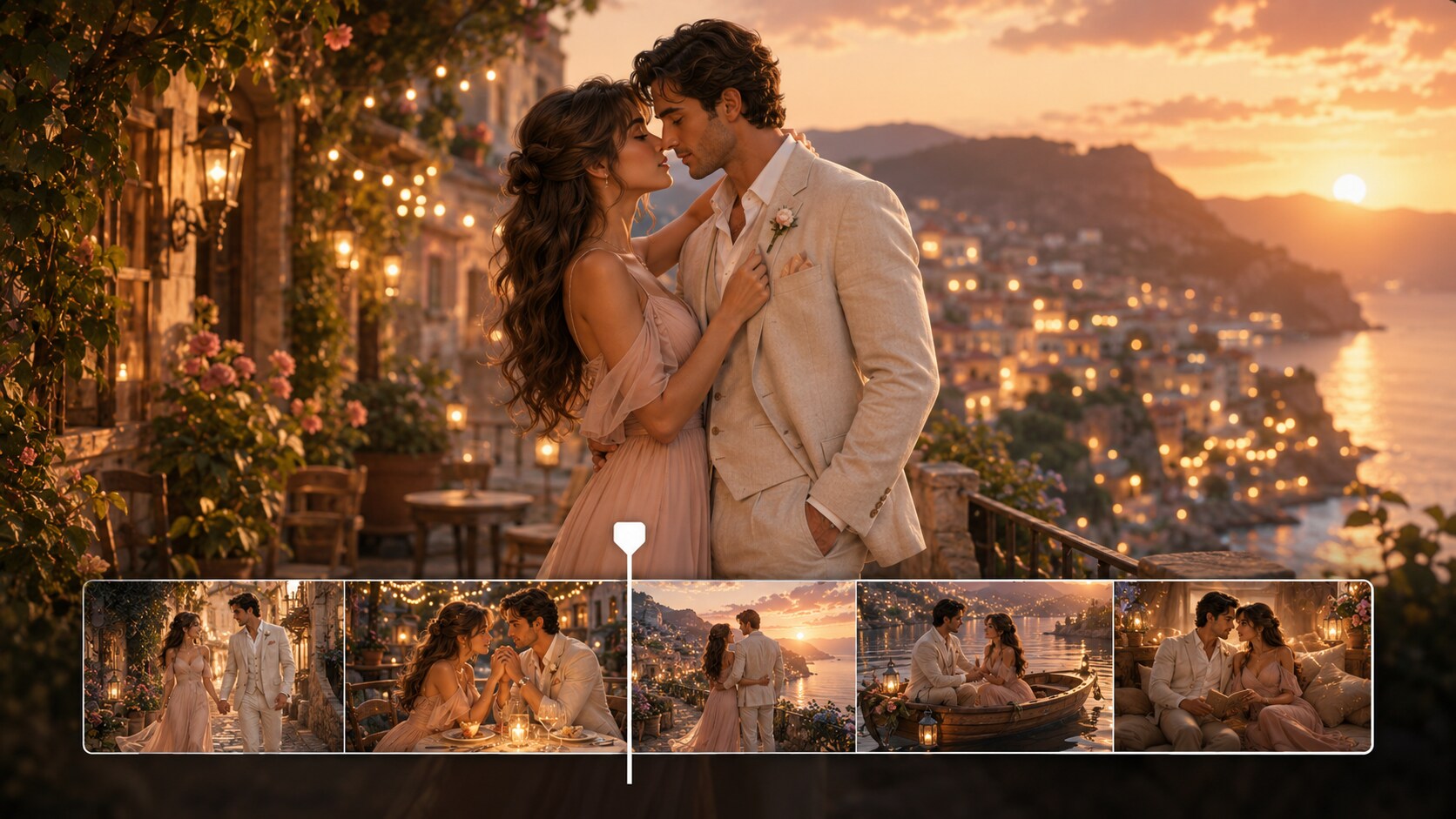 AI love story video maker online