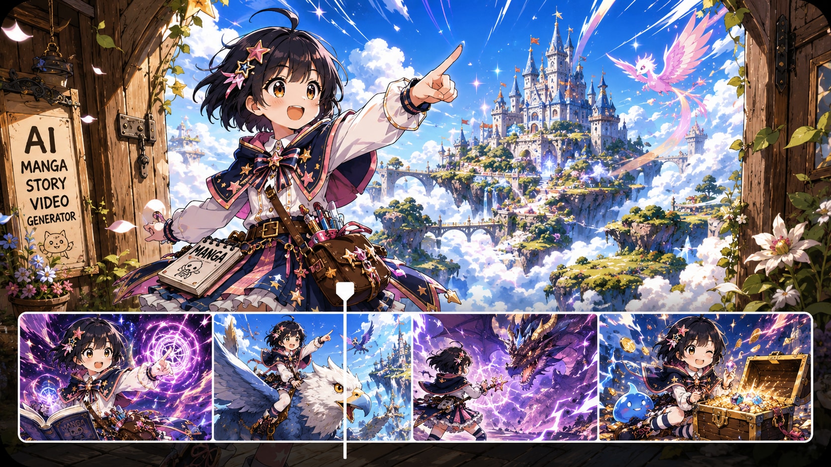 AI manga story video Generator