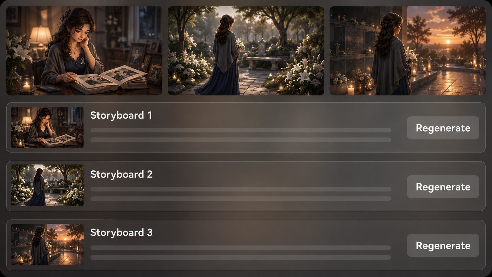 make ai memorial videos
