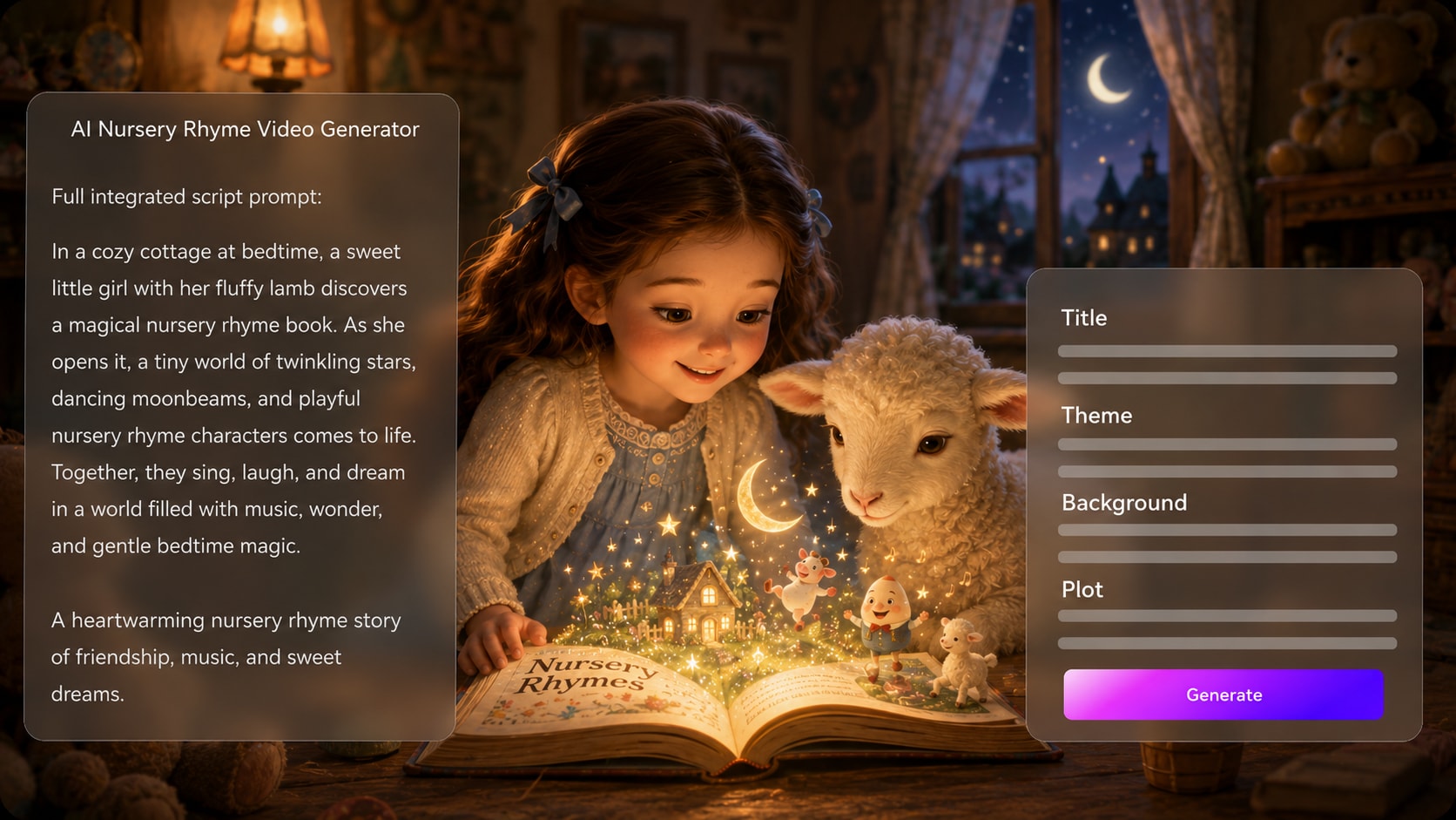 ai nursery rhymes video generator