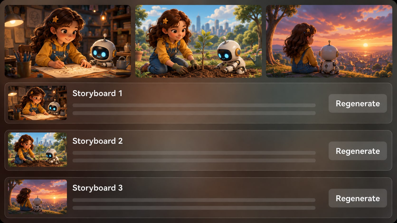 AI pixar video maker with voiceovers