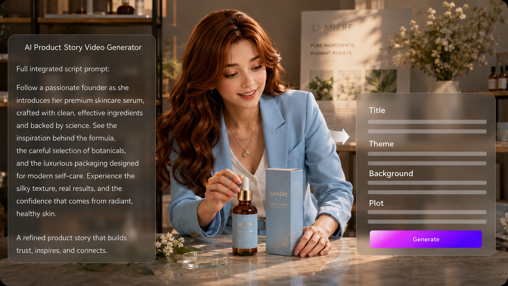 ai script to product video maker