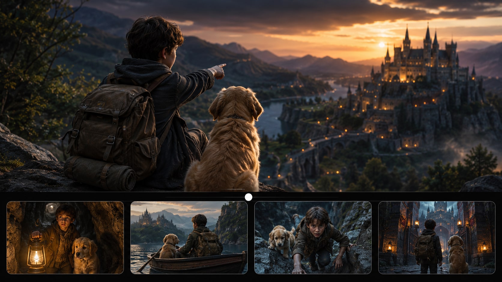 AI realistic story script to video generator