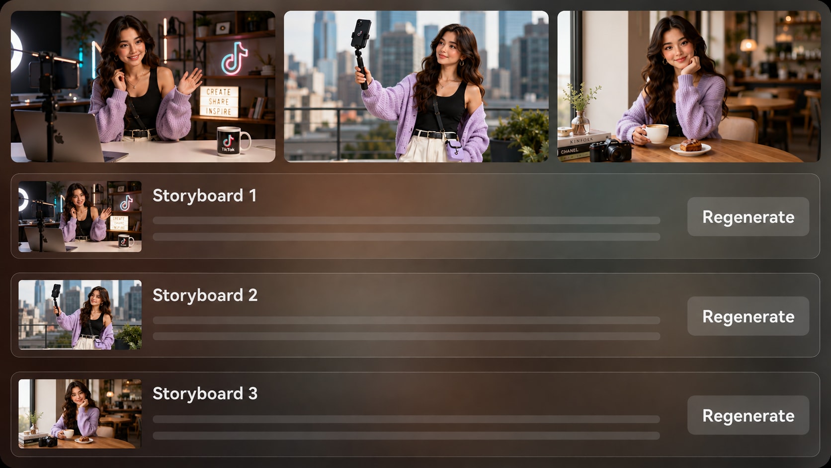 AI TikTok Story generator