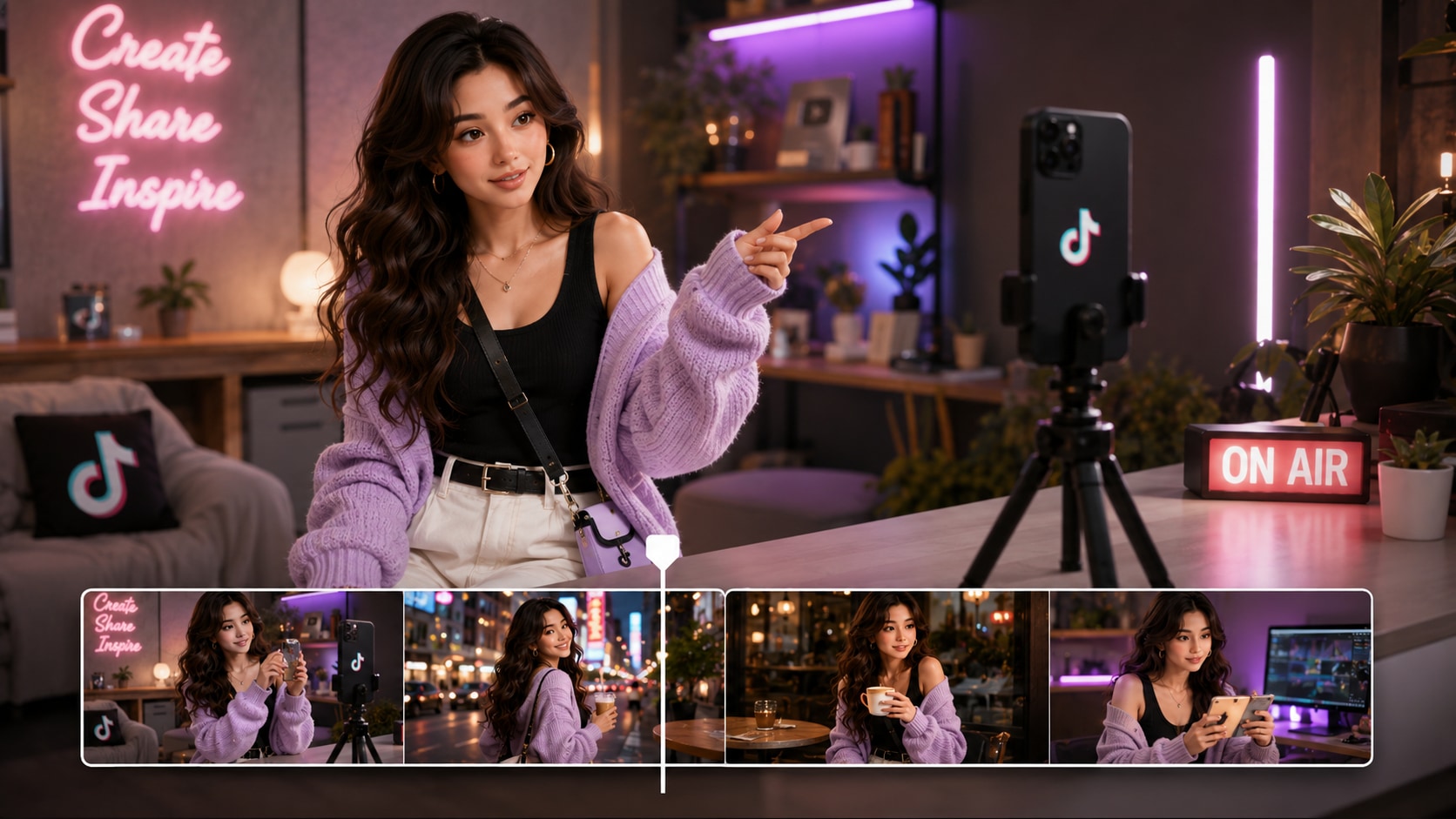 AI TikTok Story character maker