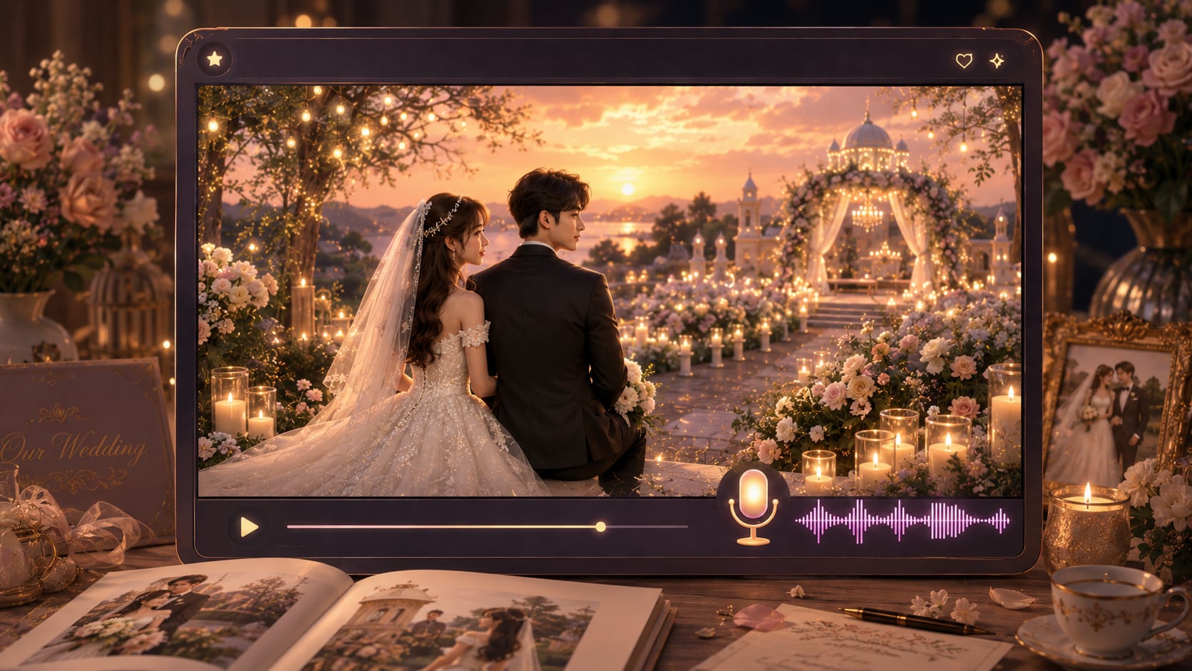 wedding ai video maker online