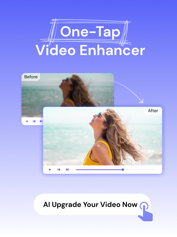 AI video enhancer