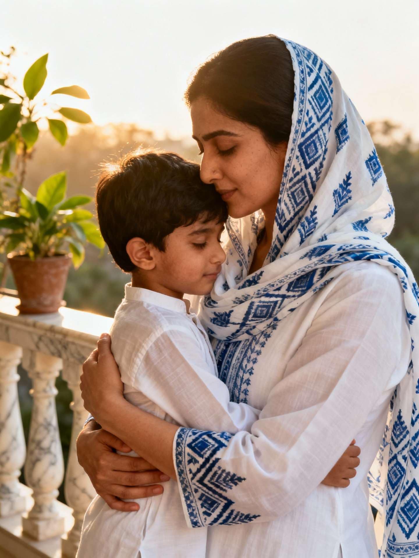 Gemini AI Mother Child Sindhi