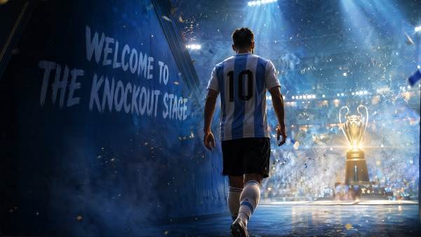 ai knockout match day poster generator