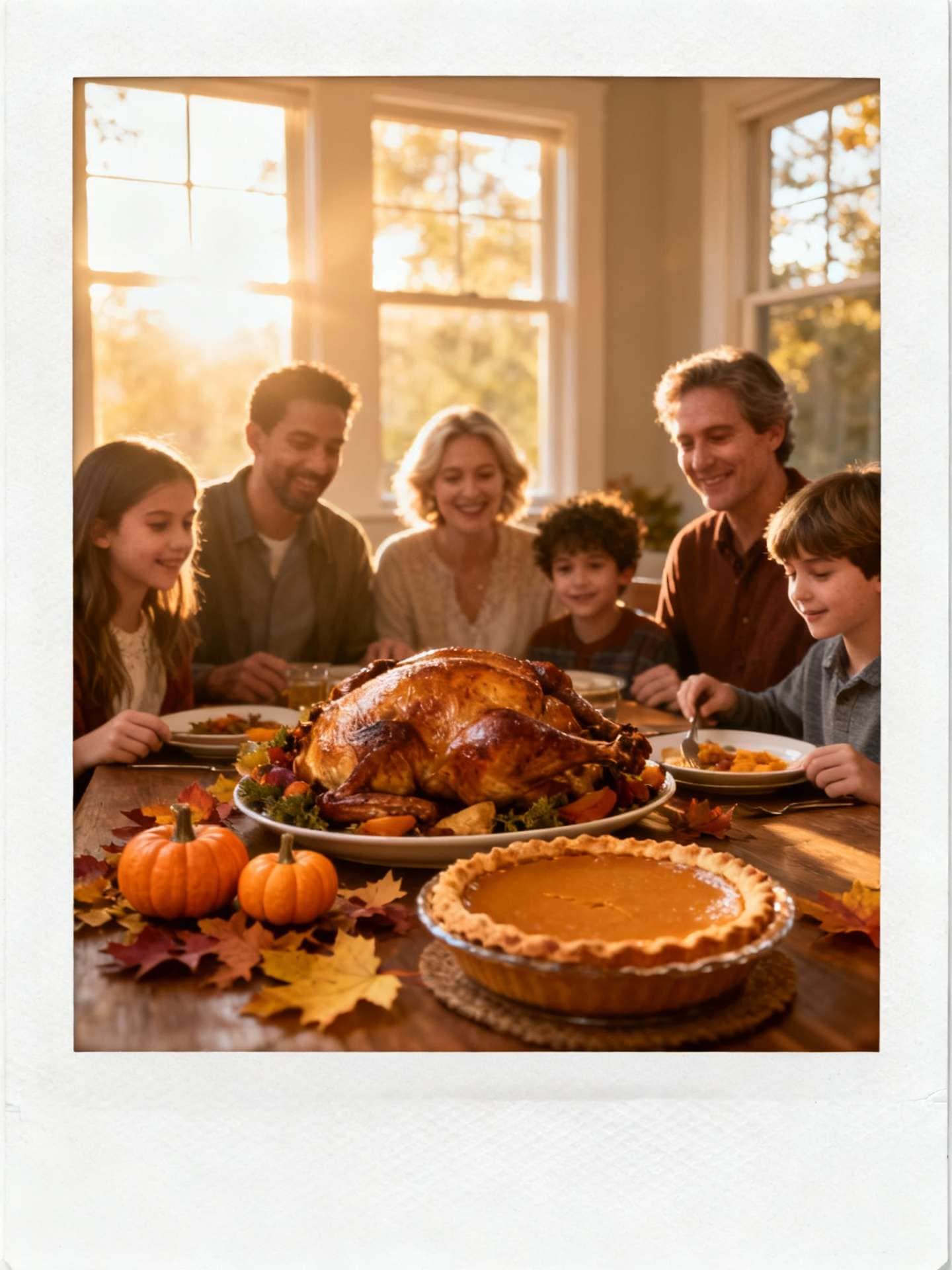 Thanksgiving family look – Gemini AI prompt sample