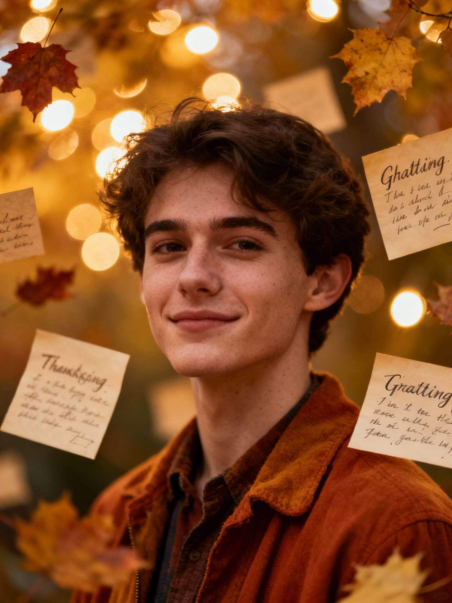 Thanksgiving dinner scene – Gemini AI prompt sample