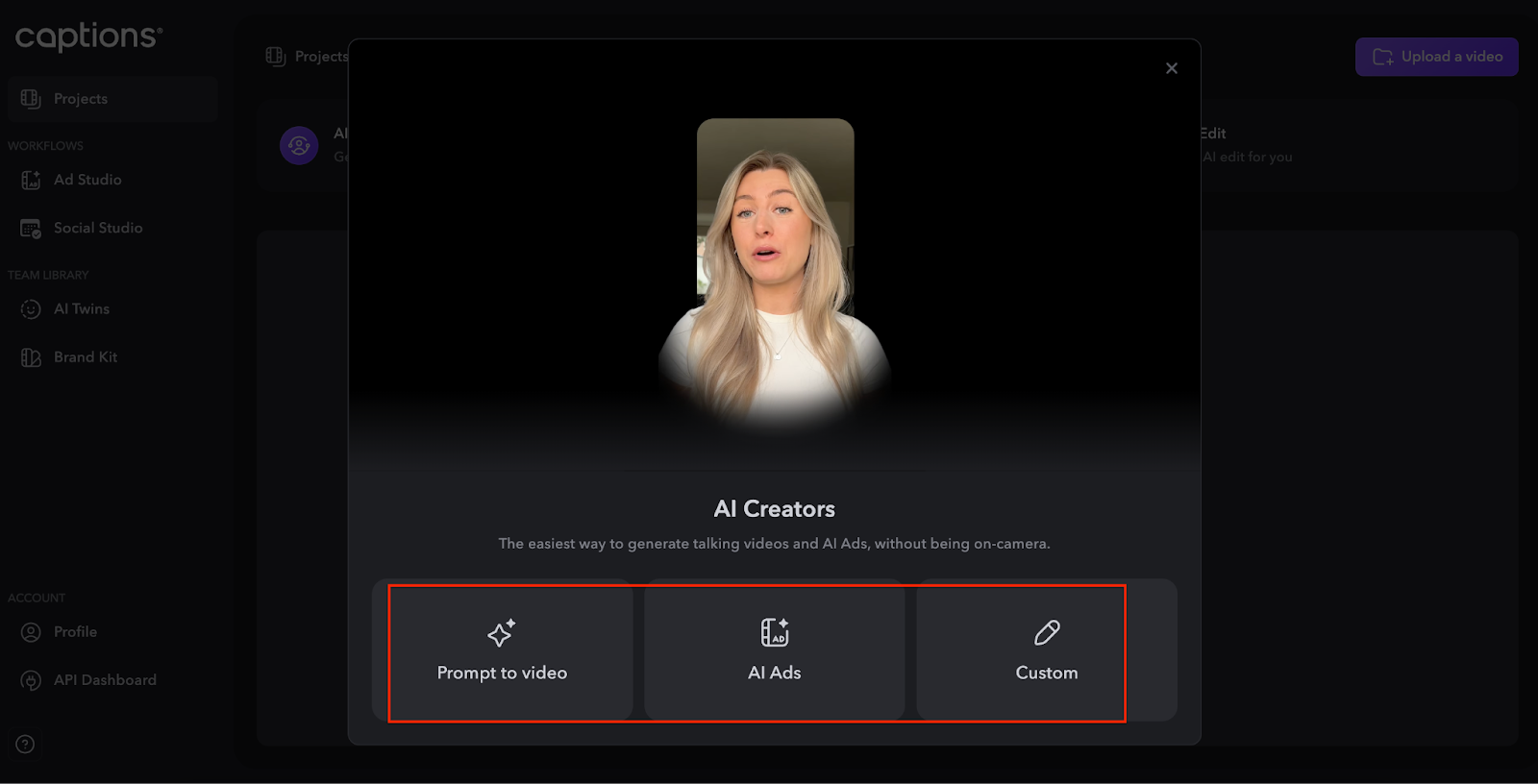 captions ai editing