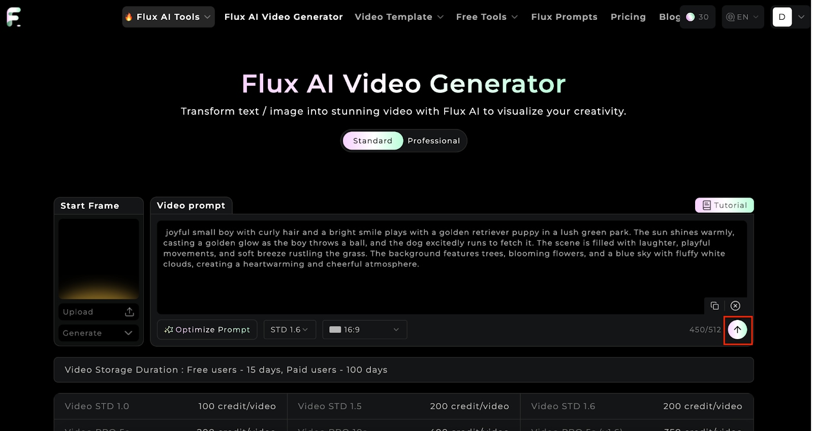flux ai video download