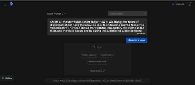 invideo ai prompts
