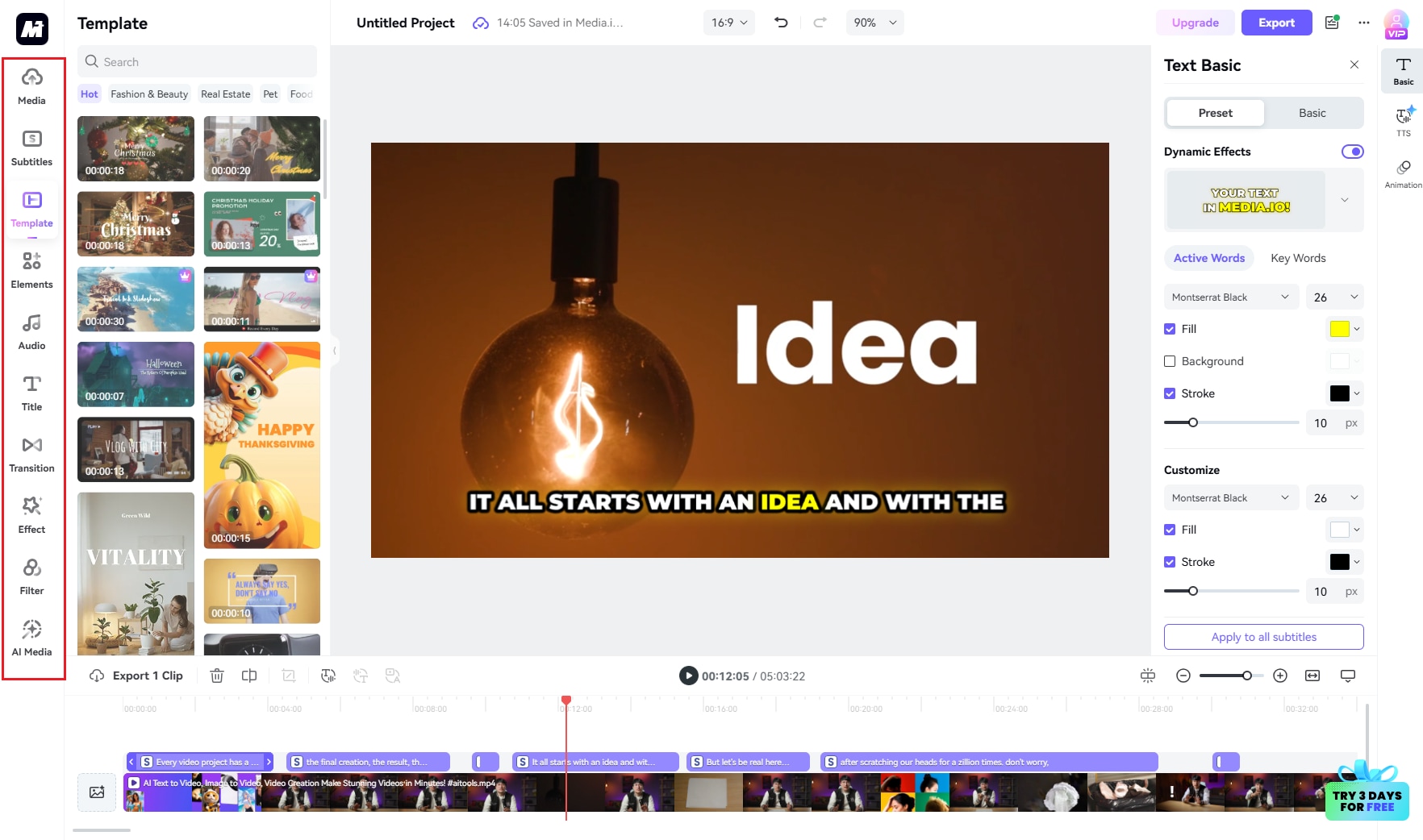 media io video editor toolkit