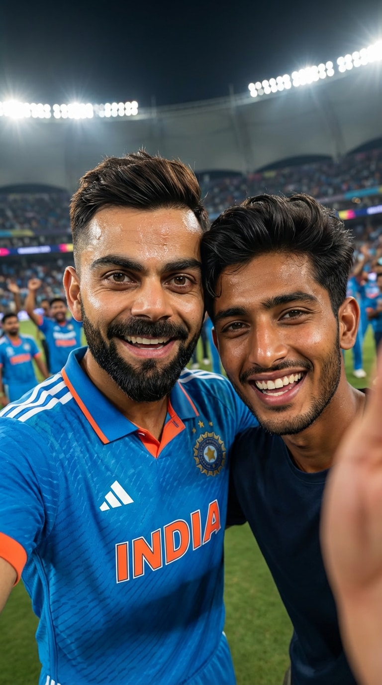 virat kohli ai photo effect