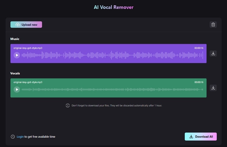 music tracks without vocals software free download